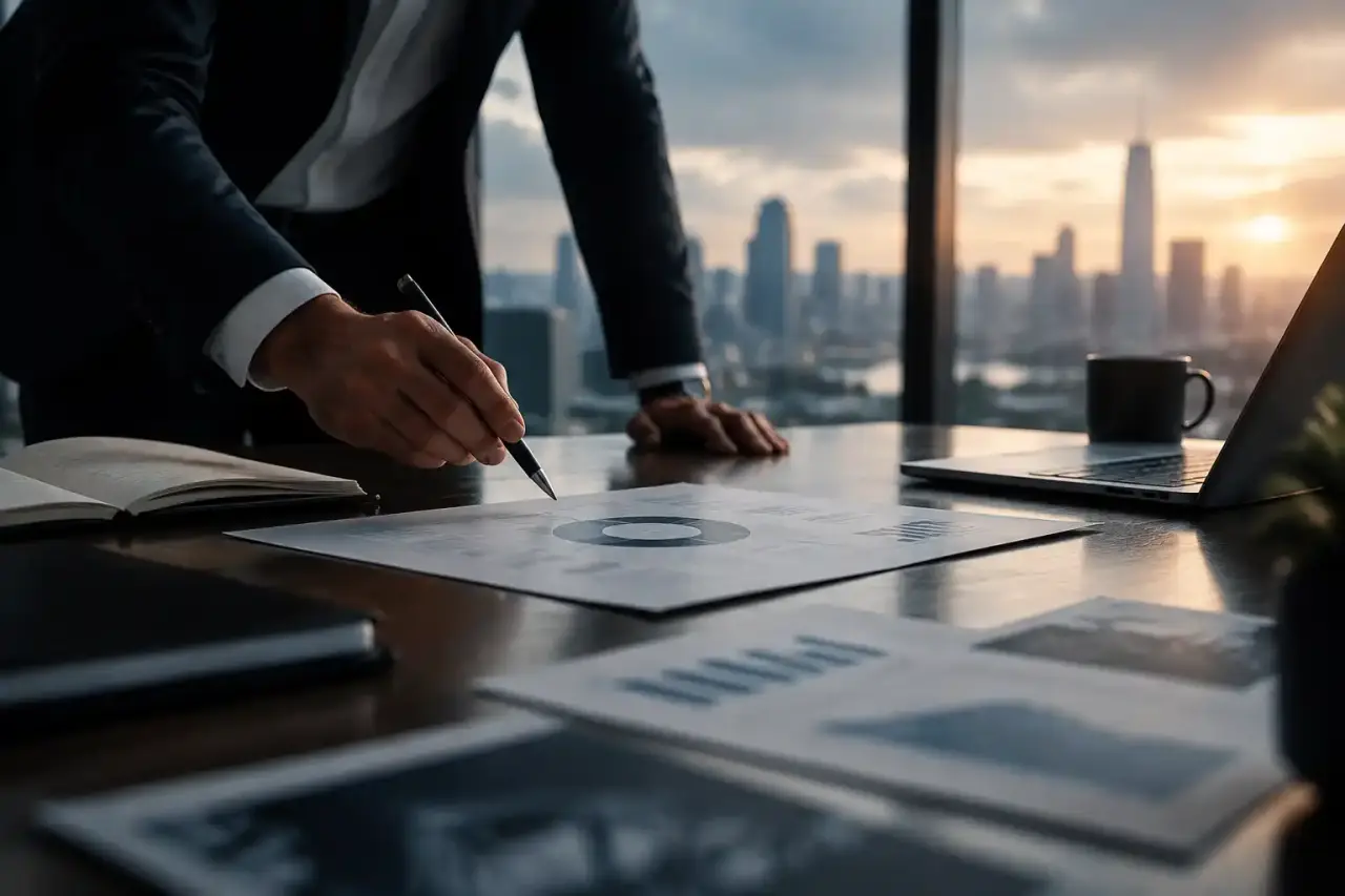 Dirigeants réunis autour d'une table pour définir une stratégie de croissance