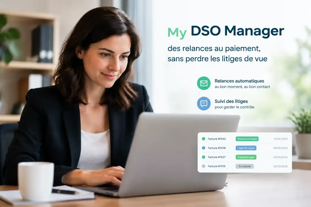 My DSO Manager : des relances au paiement, sans perdre les litiges de vue